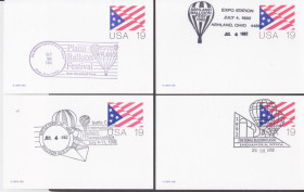 Америка Америка ^/--/^ США 1991-1992 ВОЗДУШНЫЕ ШАРЫ БАЛЛОНЫ ВОЗДУХОПЛАВАНИЕ СПОРТ ПОЛЁТ ТУРИЗМ ФЕСТИВАЛЬ Одна ПК ОМ СГ ^_^^^ США 1991-1992 ПОВІТРЯНІ ШАРИ БАЛЛОНИ ПОВІТРОПЛАВАННЯ СПОРТ ПОЛЕТ ТУРИЗМ ФЕСТИВАЛЬ Одна ПК ОМ ЗГ - фото фото фото