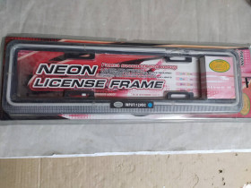 Компресори Компрессоры ^/--/^ 40864 NEON – Рамка для номерного знака с неоновой подсветкой голубого цвета Blue     (дефект) ^_^^^ 40864 NEON - Рамка для номерного знака з неоновим підсвічуванням блакитного кольору Blue (дефект) - фото фото фото