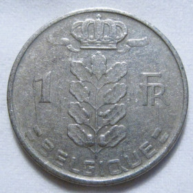 Бельгія Бельгия ^/--/^ Бельгія 1 франк 1958 року BELGIQUE #6 /--/ П /--/ 1617 ^_^^^ Бельгия 1 франк 1958 года BELGIQUE #6 /--/ П /--/ 1617 - фото фото фото