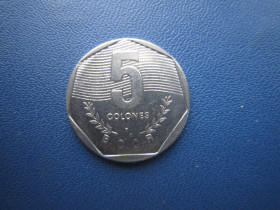 Коста-Ріка Коста-Рика ^/--/^ Монета 5 колон Коста-Ріка 1985 ^_^^^ Монета 5 колонн Коста-Рика 1985 - фото фото фото