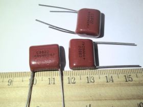 Конденсатори Конденсаторы ^/--/^ Конденсатор CBB 0,82 uF мкФ 400 В V лот - 1 /--/ шт - фото фото фото
