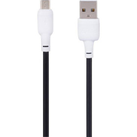 Кабелі Кабели ^/--/^ Кабель Gelius Full Silicon microUSB-USB 1.2 /--/ м (2.4 /--/ A) 18 /--/ W для зарядки і передачі даних Black/White (GP ^_^^^ Кабель Gelius Full Silicon microUSB-USB 1.2 /--/ м (2.4 /--/ A) 18 /--/ W для зарядки и передачи данных Black/White (GP - фото фото фото