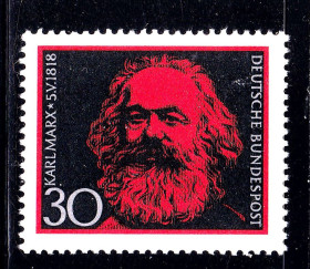 НДР, ФРН ГДР, ФРГ ^/--/^ Германия  ФРГ  1968 г  MNH  - личности ^_^^^ Німеччина ФРН 1968 р MNH - особистості - фото фото фото
