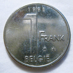 Бельгія Бельгия ^/--/^ Бельгія 1 франк 1998 року BELGIË #6 /--/ П /--/ 1684 ^_^^^ Бельгия 1 франк 1998 года BELGIË #6 /--/ П /--/ 1684 - фото фото фото