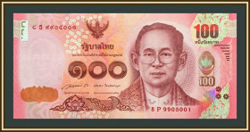 Таїланд Таиланд ^/--/^ Таиланд 100 бат 2015 P-127  (127 /--/ a) UNC ^_^^^ Таїланд 100 бат 2015 P-127 (127 /--/ a) UNC - фото фото фото