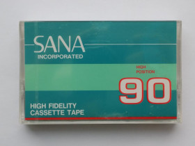 Музичні диски Музыкальные диски ^/--/^ Аудиокассета SANA SAX-90 новая ^_^^^ Аудіокасет SANA SAX-90 - фото фото фото
