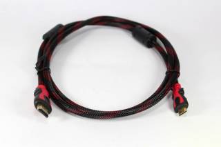 Кабелі та перехідники Кабели и переходники ^/--/^ Кабель HDMI - mini HDMI 1,5 /--/ m V 1.4 в обмотке  ферриты  позолоченые к-ты ^_^^^ Кабель HDMI - mini HDMI 1,5 /--/ m V 1.4 в обмотці ферити позолочені к-ти - фото фото фото