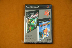 Диски з відеоіграми Диски с видеоиграми ^/--/^ Диск для Playstation 2 (Для чіпованих приставок), ігри Whiplash та Worms 3 /--/ D ^_^^^ Диск для Playstation 2 (Для чипированных приставок), игры Whiplash и Worms 3 /--/ D - фото фото фото