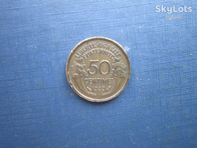Франція Франция ^/--/^ Монета 50 сантимів Франція 1939 ^_^^^ Монета 50 сантимов Франция 1939 - фото фото фото