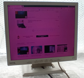 Benq Benq ^/--/^ ПІД РЕМОНТ!!! Монітор BenQ FP /--/ 731 17&amp;quot;    (показує червноним, при цьому меню монітола з нормальними кольорами) ^_^^^ Под ремонт!!! Монитор BenQ FP /--/ 731 17&amp;quot; (показывает красным, при этом меню монитола с нормальными цветами) - фото фото фото