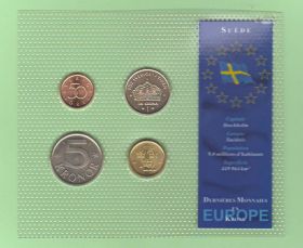 Швеція Швеция ^/--/^ Набор монет ШВЕЦИЯ блистер запайка набір ШВЕЦІЯ пластик ^_^^^ Набор монет ШВЕЦИЯ блистер запайка набор ШВЕЦИЯ пластик - фото фото фото