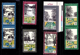 НДР, ФРН ГДР, ФРГ ^/--/^ Германия  ГДР / DDR  1981 г  MNH - ландшафты - архитектура ^_^^^ Німеччина НДР / DDR 1981 р MNH - ландшафти - архітектура - фото фото фото