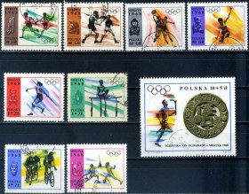 Спорт Спорт ^/--/^ Польша. Олимпиада    (серии) 1968 г. ^_^^^ Польща. Олімпіада (серії) 1968 р. - фото фото фото