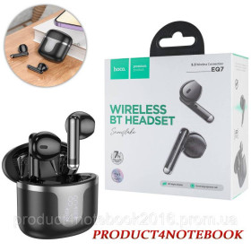Bluetooth гарнітури Bluetooth гарнитуры ^/--/^ Беспроводные наушники HOCO EQ /--/ 7 Snowflake true wireless BT headset Black (6942007617727) ^_^^^ Бездротові навушники HOCO EQ /--/ 7 Snowflake true wireless BT headset Black (6942007617727) - фото фото фото