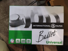Папір Бумага ^/--/^ Бумага офисная Ballet Universal A /--/ 3, 80 g/m /--/ 2, 500 листов № 250502100 ^_^^^ Папір офісна Ballet Universal A /--/ 3, 80 g/m /--/ 2, 500 листів No 250502100 - фото фото фото