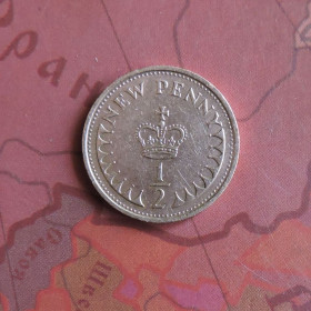 Єлизавета II (після ) Елизавета II (после ) ^/--/^ Великобритания 1/2 пенса 1971 ^_^^^ Велика Британія 1/2 Пенса 1971 - фото фото фото