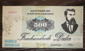 Копії Копии ^/--/^ Данія 500 далерів ігрові гроші. Борнгольм острів ^_^^^ Дания 500 далеров игровые деньги - фото фото фото