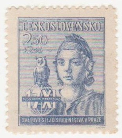 Чехословаччина Чехословакия ^/--/^ Чехословакия 1945 г №  473 * ^_^^^ Чехословаччина 1945 р. No 473 * - фото фото фото