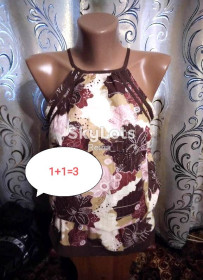 Майки Майки ^/--/^ 1+1=3 Дуже гарна котонова маєчка з квітковим принтом next ^_^^^ 1+1= Очень красивая котоновая поместье с цветочным принтом next - фото фото фото