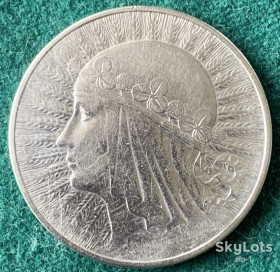 - року - года ^/--/^ 10 злотых 1933 год Королева Ядвига Серебро Ag 750 22 грамма ^_^^^ 1933 Королева Ядвіга Срібло Ag 750 22 грама - фото фото фото