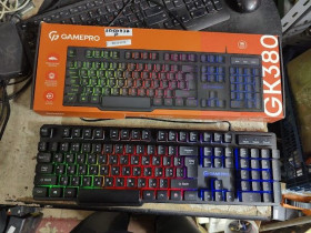 Клавіатури Клавиатуры ^/--/^ Игровая клавиатура с подсветкой RGB GamePro GK /--/ 380 USB № 25150937 ^_^^^ Ігрова клавіатура з підсвічуванням RGB GamePro GK /--/ 380 USB No 25150937 - фото фото фото