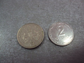 Єлизавета II (після ) Елизавета II (после ) ^/--/^ монета великобритания 5 пенсов 1996 №9586 ^_^^^ монета великобританія 5 пенсів 1996 No /--/ 9586 - фото фото фото