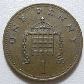 Єлизавета II (після ) Елизавета II (после ) ^/--/^ Велика Британія 1 пенні 1988 року 43056 ^_^^^ Великобритания 1 пенни 1988 года 43056 - фото фото фото