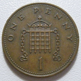 Єлизавета II (після ) Елизавета II (после ) ^/--/^ Велика Британія 1 пенні 1987 року 43047 ^_^^^ Великобритания 1 пенни 1987 года 43047 - фото фото фото