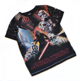 Футболки, майки Футболки, майки ^/--/^ Черная футболка star wars на мальчика 8-9 лет ^_^^^ Чорна футболка star wars на хлопчика 8-9 років - фото фото фото