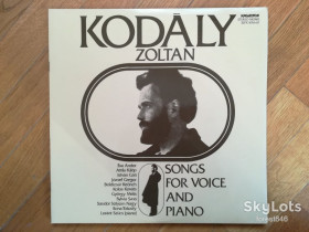 Платівки Пластинки ^/--/^ Kodaly Zoltan-Songs for voice and piano  (лам. конв.)-2 LPs-M, Венгрия ^_^^^ Kodaly Zoltan-Songs for voice and piano (лам. конв.)-2 LPs-M, Угорщина - фото фото фото