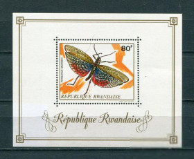 Фауна Фауна ^/--/^ Руанда Rwanda Насекомые MNH ^_^^^ Руанда Rwanda Комахи MNH - фото фото фото