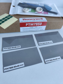 Системи охолодження Системы охлаждения ^/--/^ Honeywell PTM /--/ 7950 80*40 /--/ mm термопаста/фазовий перехід ^_^^^ Honeywell PTM /--/ 7950 80*40 /--/ mm термопаста/фазовый переход - фото фото фото