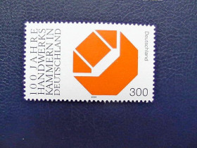 Сучасні з  року Современные с  года ^/--/^ Поштова марка Німеччина &amp;quot; 100-річчя ремесних палат Німеччини &amp;quot; 2000 рік ** ^_^^^ Почтовая марка Германия &amp;quot; 100-летие ремесленных палат Германии &amp;quot; 2000 год ** - фото фото фото