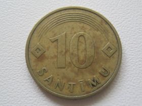 Латвія Латвия ^/--/^ Латвия 10 сантимов 1992 года 29963 ^_^^^ Латвія 10 сантимів 1992 року 29963 - фото фото фото