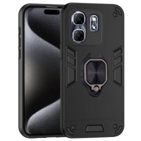 Чохли, бампера Чехлы, бампера ^/--/^ Чохол Fiji Defence для Infinix Hot 50 /--/ i (X /--/ 6531 / X /--/ 6531 /--/ B) захистний бампер з кільцем підставкою Black ^_^^^ Чехол Fiji Defence для Infinix Hot 50 /--/ i (X /--/ 6531/X /--/ 6531 /--/ B) защитный бампер с кольцом подставкой Black - фото фото фото
