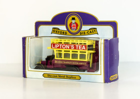 Інші Другие ^/--/^ 1:76 AEC open top bus Lipton`s Tea 1940`, Oxford Diecast OO #B /--/ 086 LE - фото фото фото