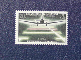 Франція Франция ^/--/^ Поштова марка Франція &amp;quot; Авіація Літак &amp;quot; 1959 рік ** ^_^^^ Почтовая марка Франция &amp;quot; Авиация Самолет &amp;quot; 1959 год ** - фото фото фото