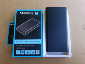 Зовнішні акумулятори (Power Bank) Внешние аккумуляторы (Power Bank) ^/--/^ Уцінка Новый Powerbank Sandberg 40000 mAh 127 /--/ W  (420-63 /--/ B) ^_^^^ Новый Powerbank Sandberg 40000 mAh 127 /--/ W (420-63 /--/ B) - фото фото фото