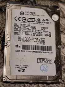 Жорсткі диски Жесткие диски ^/--/^ &amp;quot;99%&amp;quot; hdd 2.5 160 гб hitachi 5400 жесткий диск hts /--/ 543216 /--/ l /--/ 9 /--/ sa /--/ 02 хитачи дутый - фото фото фото