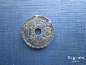 Франція Франция ^/--/^ Монета 10 сантимів Франція 1945 маленька цинк ^_^^^ Монета 10 сантимов Франция 1945 маленькая цинк - фото фото фото