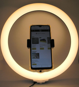 Інше Другое ^/--/^ Лампа селфи LED светодиодная кольцо 30 см с держателем для телефона и креплением под штатив ^_^^^ Лампа селфі LED світлодіодна кільце 30 см з власником для телефону і кріпленням під штатив - фото фото фото
