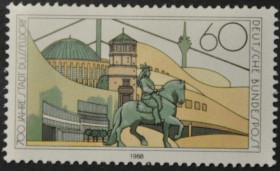 Інше Другое ^/--/^ ФРГ Архитектура 700 лет Дюссельдорфу 1988 - фото фото фото
