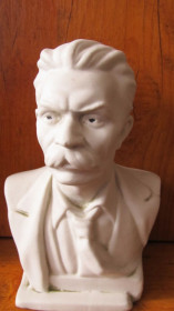 Статуетки, Скульптури, Фігурки, Фарфор Статуэтки, Скульптуры, Фигурки, Фарфор ^/--/^ Бюст Горький - фото фото фото