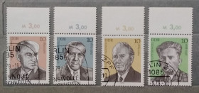 НДР, ФРН ГДР, ФРГ ^/--/^ ГДР 1979 г - деятели немецкого рабочего движения ^_^^^ НДР 1979 - діячі німецького робочого руху - фото фото фото