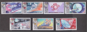Монголія Монголия ^/--/^ Монголия 1985 КОСМОС КОСМИЧЕСКИЕ КОРАБЛИ СПУТНИКИ РАКЕТА ПОЛЁТ ОРБИТА АНТЕННА Mi.1730-1736 гашёные ^_^^^ Монголія 1985 КОСМОС КОСМІЧНІ КОРАБЛІ СПУТНИКИ РАКЕТУ ПОЛЕТ ОРБИТУ АНТЕННА Mi.1730-1736 гашені - фото фото фото