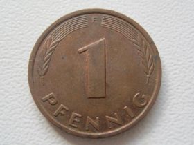 Сучасні c  року Современные c  года ^/--/^ Германия 1 пфенниг 1991 года F 28764 ^_^^^ Німеччина 1 пфеніг 1991 F 28764 - фото фото фото