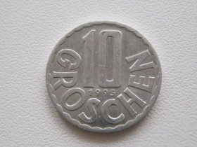 Австрія Австрия ^/--/^ Австрия 10 грошей 1995 года 19977 ^_^^^ Австрія 10 грошей 1995 року 19977 - фото фото фото