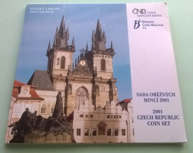 Чехія Чехия ^/--/^ Официальный набор Чехия 2001 год офіційний набір Чехія ^_^^^ Официальный набор Чехия 2001 год официальный набор Чехия - фото фото фото