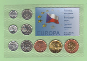 Чехія Чехия ^/--/^ Набор монет ЧЕХИЯ блистер запайка пластик набір ЧЕХІЯ ^_^^^ Набор монет ЧЕХИЯ блистер запайка пластик набор ЧЕХИЯ - фото фото фото