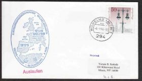 Європа Европа ^/--/^ Западный Берлин 1980 КАРТА КОРАБЕЛЬНОЕ ГАШЕНИЕ GLUCKSBURG КОРАБЕЛЬНАЯ ПОЧТА КЛАССИКА ДОКУМЕНТ ^_^^^ Німеччина 1980 КАРТА КОРОБЕЛЬНЕ ГАШЕННЯ GLUCKSBURG КОРАБЕЛЬНА ПОШТА КЛАСИКА ДОКУМЕНТ - фото фото фото